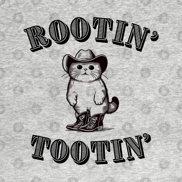 Rootin' Tootin' Cowboy Cat by Curious Sausage